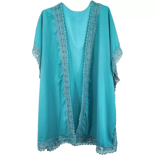 SuperPrity Womens Swimwear Cover Ups Summer Beach Swimsuit Cover Up Kimono02blue