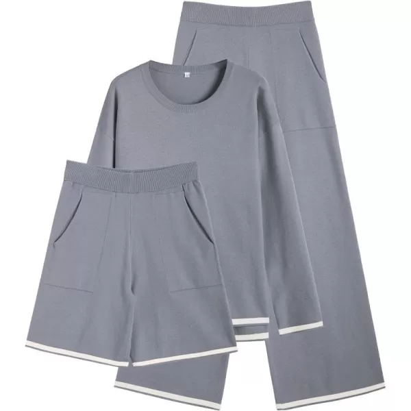 Three Piece Long Sleeve-grey-3pc