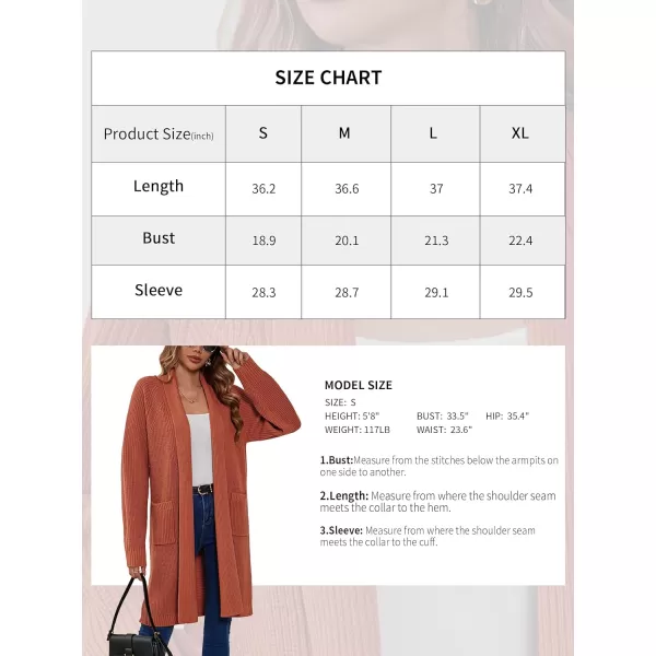 SuperPrity Cardigan Sweaters for Women Fashion 2024 Casual Open Front Knit Coat Long Sleeve Coatigan Jackets Fall OutwearBeige