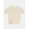 imageSuperPrity Crochet Tops for Women Summer Short Sleeve Hollow Out Sweater Beach Swimsuit Cover Ups 2025 Trendy Sexy TopApricot