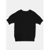 imageSuperPrity Crochet Tops for Women Summer Short Sleeve Hollow Out Sweater Beach Swimsuit Cover Ups 2025 Trendy Sexy TopBlack