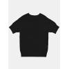 imageSuperPrity Crochet Tops for Women Summer Short Sleeve Hollow Out Sweater Beach Swimsuit Cover Ups 2025 Trendy Sexy TopBlack