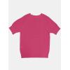 imageSuperPrity Crochet Tops for Women Summer Short Sleeve Hollow Out Sweater Beach Swimsuit Cover Ups 2025 Trendy Sexy TopHot Pink