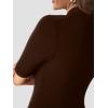 imageSuperPrity Womens Dressy Casual Tops V Neck Business Work Blouses Button Down Stretch Ribbed Short Sleeve ShirtsCoffee