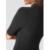 imageSuperPrity Womens Dressy Casual Tops V Neck Business Work Blouses Button Down Stretch Ribbed Short Sleeve ShirtsGray