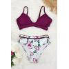 imageSouqFone Womens Bikini Set Front Criss Cross Hook Two Piece Swimsuits Low Waisted Bathing Suits