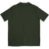 imageSuperPrity Mens Button Down Shirt Knit Shirts Short Sleeve Cuban Guayabera Cool Summer Beach ShirtsArmy Green