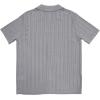 imageSuperPrity Mens Button Down Shirt Knit Shirts Short Sleeve Cuban Guayabera Cool Summer Beach ShirtsGrey