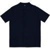 imageSuperPrity Mens Button Down Shirt Knit Shirts Short Sleeve Cuban Guayabera Cool Summer Beach ShirtsNavy Blue