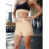 imageSuperPrity Running Shorts for Women High Waisted Workout Shorts Athletic Comfy Drawstring Sweat Gym Shorts with PocketsApricot