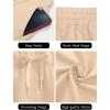 imageSuperPrity Running Shorts for Women High Waisted Workout Shorts Athletic Comfy Drawstring Sweat Gym Shorts with PocketsApricot