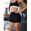 imageSuperPrity Running Shorts for Women High Waisted Workout Shorts Athletic Comfy Drawstring Sweat Gym Shorts with PocketsBlack