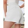 imageSuperPrity Running Shorts for Women High Waisted Workout Shorts Athletic Comfy Drawstring Sweat Gym Shorts with PocketsLight Grey