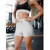 imageSuperPrity Running Shorts for Women High Waisted Workout Shorts Athletic Comfy Drawstring Sweat Gym Shorts with PocketsLight Grey