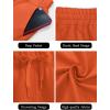 imageSuperPrity Running Shorts for Women High Waisted Workout Shorts Athletic Comfy Drawstring Sweat Gym Shorts with PocketsOrange