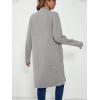imageSuperPrity Cardigan Sweaters for Women Fashion 2024 Casual Open Front Knit Coat Long Sleeve Coatigan Jackets Fall Outwear