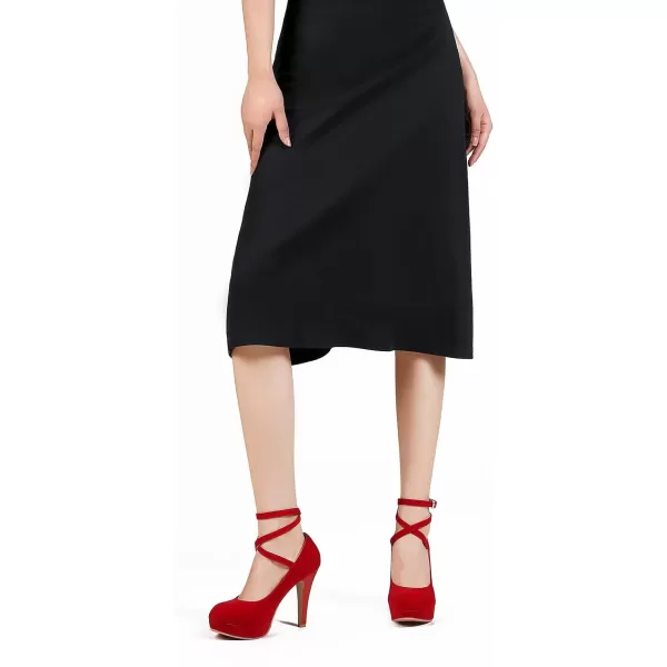 Mostrin Fashion Vintage Womens Small Bowtie Platform Pumps Ladies Sexy High Heeled ShoesRed2