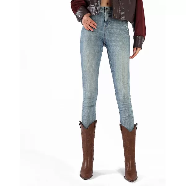 Mostrin Cowgirl Cowboy Boots Square Toe MidCalf Boot Chunky Block Heeled Pull On Western BootBrown