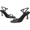 imageMostrin Womens Kitten Heels Strappy Heels Ankle Strap Round Open Toe Heeled Sandals Sexy Fashion Comfort Dress Shoes For Party WeddingBlack