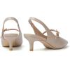 imageMostrin Kitten Heels for Women Slingback Heels Pointed Closed Toe Heels Slip On Dress Pumps Shoes Low Womens Pumps for Dating Party WorkingNude