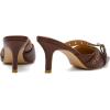 imageMostrin Kitten Heels for Women Studded Heeled Mules Pointed Closed Toe Heels Vintage Slip on Stiletto Dressy Pumps ShoesBrown