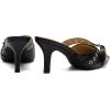 imageMostrin Kitten Mules Heels for Women Pointed Closed Toe Heels Vintage Slip on Stiletto Dressy Pumps ShoesBlack