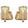 imageMostrin Kitten Heels for Women Round Toe Heels With Bow Vintage Mules Sexy Slip on Stiletto Backless Sandals for Party DailyGold