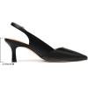 imageMostsrin Kitten Heels for Women Slingback Pointed Closed Toe Heels Womens Pumps Shoes for Wedding Party CommutingBlack