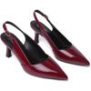 imageMostsrin Kitten Heels for Women Slingback Pointed Closed Toe Heels Womens Pumps Shoes for Wedding Party CommutingBurgundy