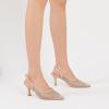 imageMostsrin Kitten Heels for Women Slingback Pointed Closed Toe Heels Womens Pumps Shoes for Wedding Party CommutingNude Mesh
