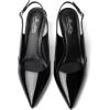imageMostsrin Kitten Heels for Women Slingback Pointed Closed Toe Heels Womens Pumps Shoes for Wedding Party CommutingPatent Black