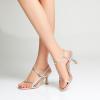 imageMostrin Heels for Women Strappy Sandals Square Open Toe High Heel Sandals Ankle Strap Stiletto Heels for Party WeddingSilver 05