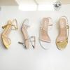 imageMostrin Heels for Women Strappy Sandals Square Open Toe High Heel Sandals Ankle Strap Stiletto Heels for Party WeddingWhite 05