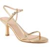 imageMostrin Heels for Women Strappy Sandals Square Open Toe High Heel Sandals Ankle Strap Stiletto Heels for Party WeddingGold 05