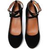 imageMostrin Fashion Vintage Womens Small Bowtie Platform Pumps Ladies Sexy High Heeled ShoesBlack 2501