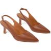 imageMostrin Kitten Heels for Women Slingback Pointed Closed Toe Heels Womens Pumps Shoes for Wedding Party CommutingBrown