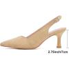 imageMostrin Kitten Heels for Women Slingback Pointed Closed Toe Heels Womens Pumps Shoes for Wedding Party CommutingRaffia Natural