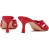 imageMostrin Strappy Kitten Heels for Women Round Open Toe Flip Flops Slip On Mules Heels Fashion Thong Heeled Sandals for Party Wedding HolidayRed