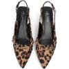 imageMostrin Kitten Heels for Women Pointed Toe Pumps Patent Leather Low Heel Slingback Heels with Buckle Dress Shoes for Dating Party WorkingFabric Leopard03