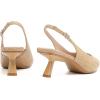 imageMostrin Kitten Heels for Women Pointed Toe Pumps Patent Leather Low Heel Slingback Heels with Buckle Dress Shoes for Dating Party WorkingRaffina Natural