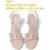 imageMostrin Heels For Women Sexy Strappy Heels Comfortable Ankle Strap Heel Open Toe Stiletto High Heeled Sandals For PartyNight OutDailyNude