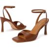 imageMostrin Heels for Women Square Open Toe Heeled Sandals Ankle Strap Sexy Peep Toe High Heels for Party Prom Wedding Dressy Pumps ShoesBrown