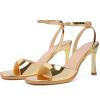 imageMostrin Heels for Women Square Open Toe Heeled Sandals Ankle Strap Sexy Peep Toe High Heels for Party Prom Wedding Dressy Pumps ShoesGold