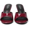 imageMostrin Kitten Heels for Women Round Toe Heels With Bow Vintage Mules Sexy Slip on Stiletto Backless Sandals for Party DailyBurgundy