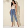imageMostrin Kitten Heels for Women Round Toe Heels With Bow Vintage Mules Sexy Slip on Stiletto Backless Sandals for Party DailyWhite Mesh