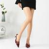 imageMostrin Kitten Mules Heels for Women Pointed Closed Toe Heels Vintage Slip on Stiletto Dressy Pumps ShoesBurgundy