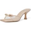 imageMostrin Kitten Heels for Women Round Toe Heels With Bow Vintage Mules Sexy Slip on Stiletto Backless Sandals for Party DailyNude03