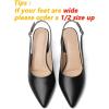 imageMostrin Block Slingback Heels for Women Pointed Closed Toe Chunky Heels Office Work Shoes Womens Pumps for Business CasualBlack