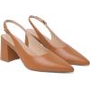 imageMostrin Block Slingback Heels for Women Pointed Closed Toe Chunky Heels Office Work Shoes Womens Pumps for Business CasualBrown
