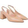 imageMostrin Block Slingback Heels for Women Pointed Closed Toe Chunky Heels Office Work Shoes Womens Pumps for Business CasualNude